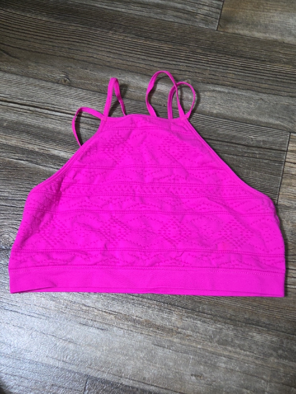 PINK Victoria's Secret Hot Pink Lounge Bralette